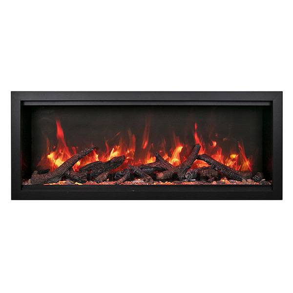 Amantii Symmetry Xtra Tall Bespoke 60" Built-in Linear Electric Fireplace (50" Model Shown in Main Image)