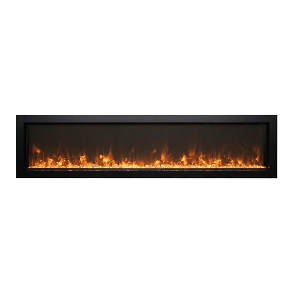 Amantii Symmetry Xtra Slim Smart 60" Built-in Linear Electric Fireplace