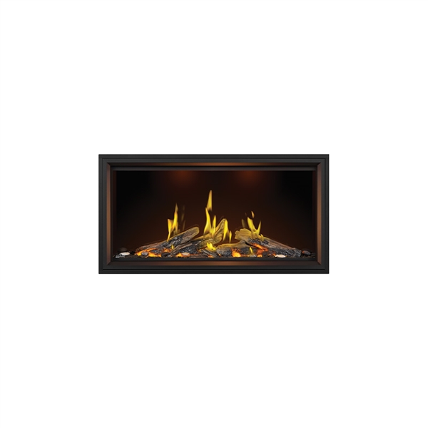 Napoleon Tall Linear Vector 50" Direct Vent Fireplace with Luminous Logs, Electronic Ignition, Natural Gas