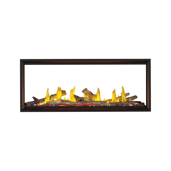 Napoleon Tall Linear Vector 62" See-Through Direct Vent Fireplace, Electronic Ignition, Natural Gas