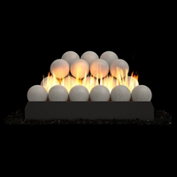 Real Fyre Vent-Free 4-in Gray Stone Fyre Spheres for 18-in G23 Burner