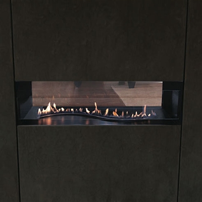 Empire Vent-Free 48" Boulevard (2018 Model), See-Through, MV, Curve-Burner, Nat with On/Off Switch