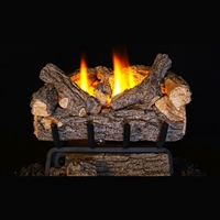 Real Fyre Valley Oak 20-in Vent Free Gas Logs with G8E Burner Kits