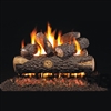 Real Fyre Woodland Oak  18-in  Gas Logs with Burner Kit Options