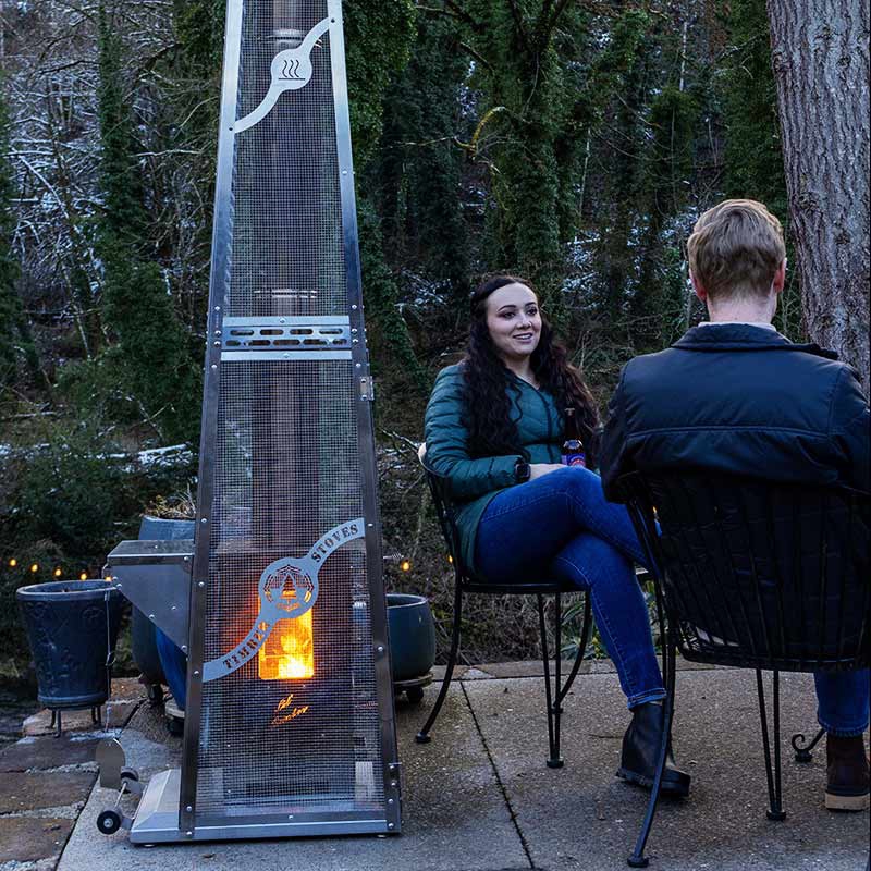 Lil' Timber Wood Pellet Patio Heater