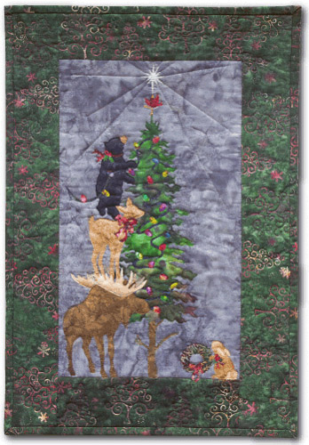 O' Christmoose Tree Applique Pattern