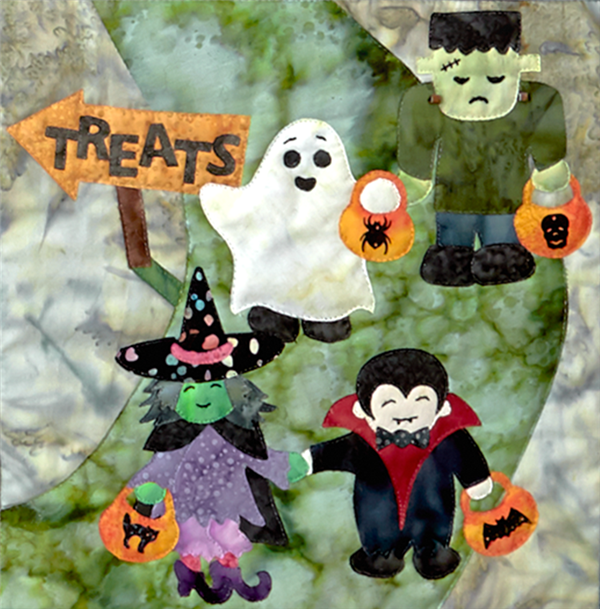 Ghoul Friends Applique Pattern