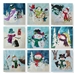 Full set of nine Snow Buds Truly McKenna Art Prints.