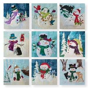 Full set of nine Snow Buds Truly McKenna Art Prints.