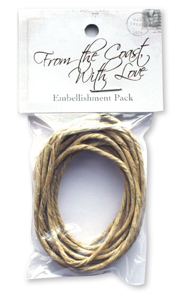 Embellishment kit that includes the rope for Block Nine of From the Coast, With Love.