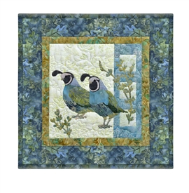 Quilt block of a bevy of quail