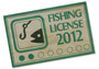 Fishing License Embroidery File