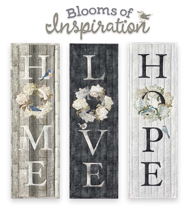 Blooms of Inspiration - Home Love Hope Traditional Fabric Kit