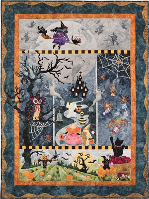 Once in a Boo Moon Complete Quilt Traditional Fabric Kit