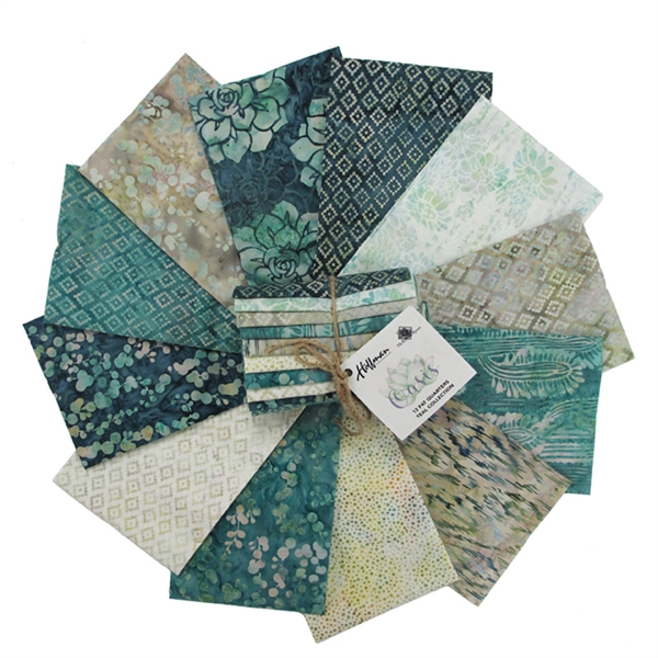 Oasis Teal Collection Fat Quarter Bundle