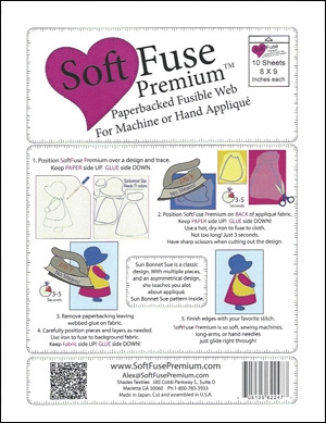 SoftFuse Premium Fusible Web Sheets