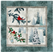 applique pattern for Joyeux Noel Window quilt block