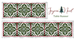 Holiday Table Runner Pattern using Joyeux Noel's Corner Block Pattern