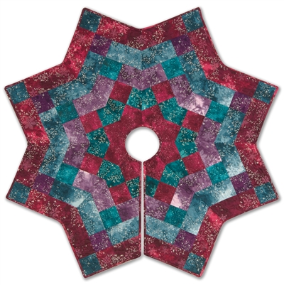 Kringle's Kaleidoscope Tree Skirt Pattern Instructions