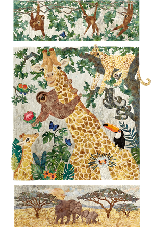 Wild About You Complete Laser Cut Fabric Kit