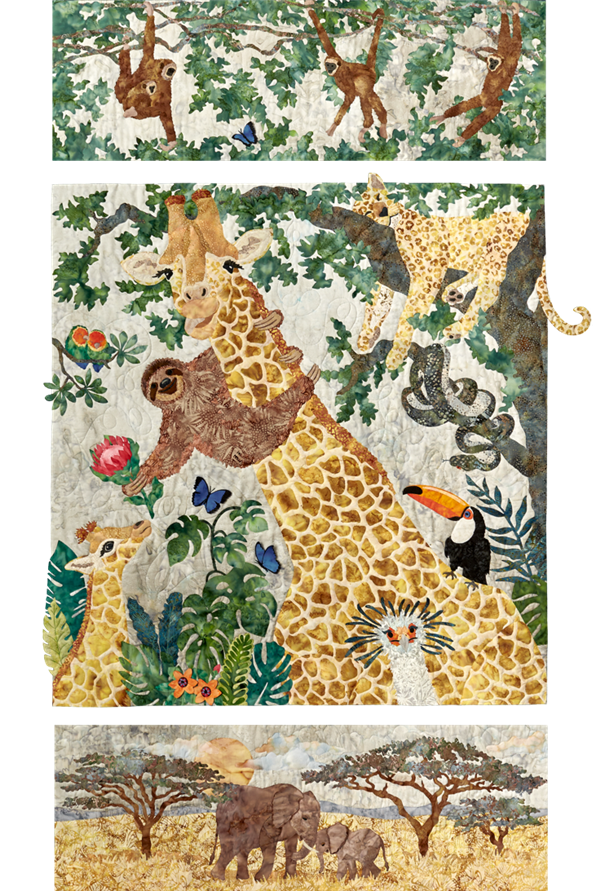 Wild About You Complete Laser Cut Fabric Kit