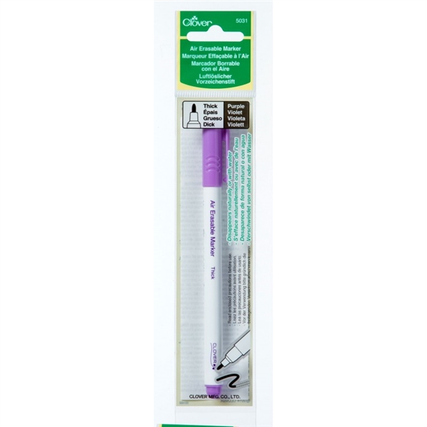 Air Erase Marker is a favorite for embroidery, cross stitch, and quilt embellishing.