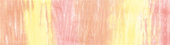 Batik fabric print in brushstroke design in tones of peach pink and yellow cyan