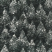 Batik fabric in snowy tree print in charcoal gray tones