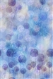 A cornflower blue/navy allium fabric