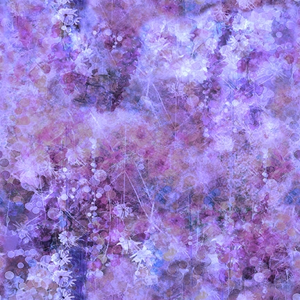 A flower petal design in shades of purple