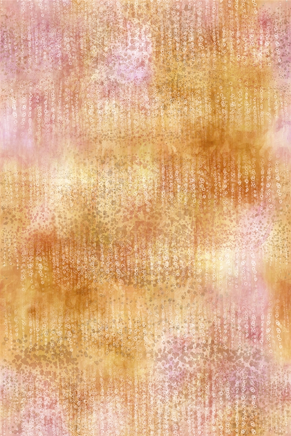 A dot texture in shades of amber and mauve