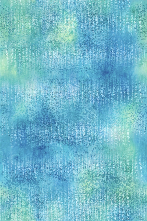 A dot texture in shades of blue and green