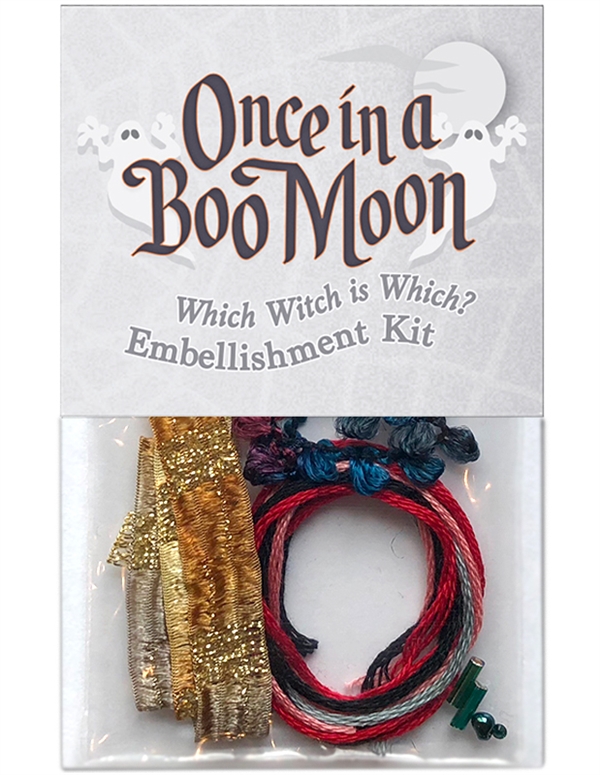 Embellishment kit for block two in Once in a Boo Moon