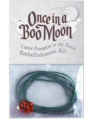 Embellishment kit for block five in Once in a Boo Moon.