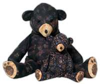 Mama Bear and Huck Stuffed Bears Pattern Instruction