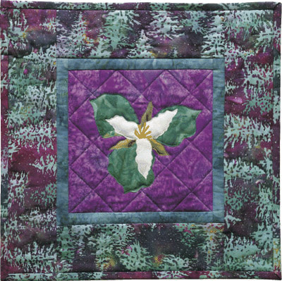 Trillium Applique Pattern