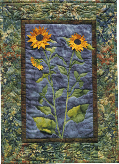 Woodland Sunflower Applique Pattern