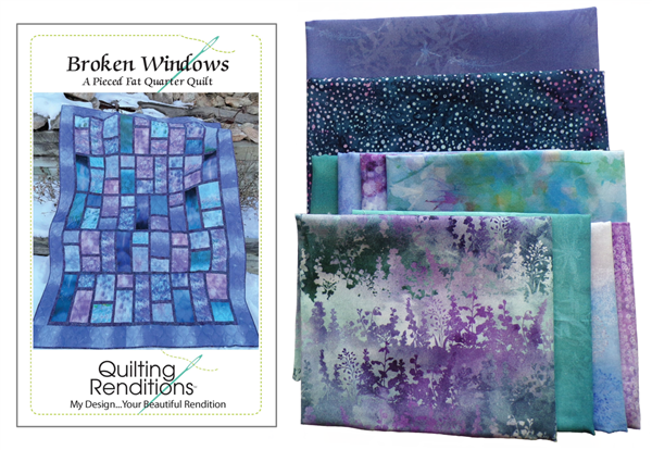 Broken Windows Lap size Fabric Kit