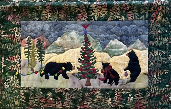 Beary and Bright - Finished Quilt Wall-Hanging