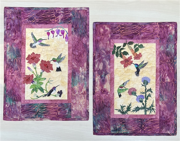 Tessa's Garden - Finished Wall-Hangings (set of 2)
