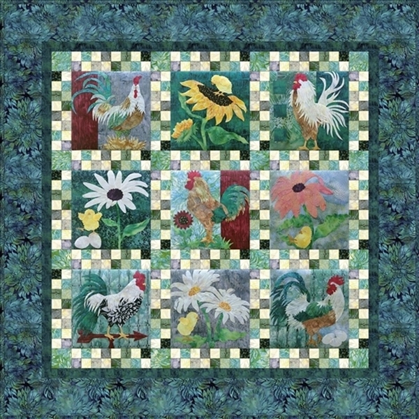 All Spruced up  - Finished Pieced and Applique Quilt
