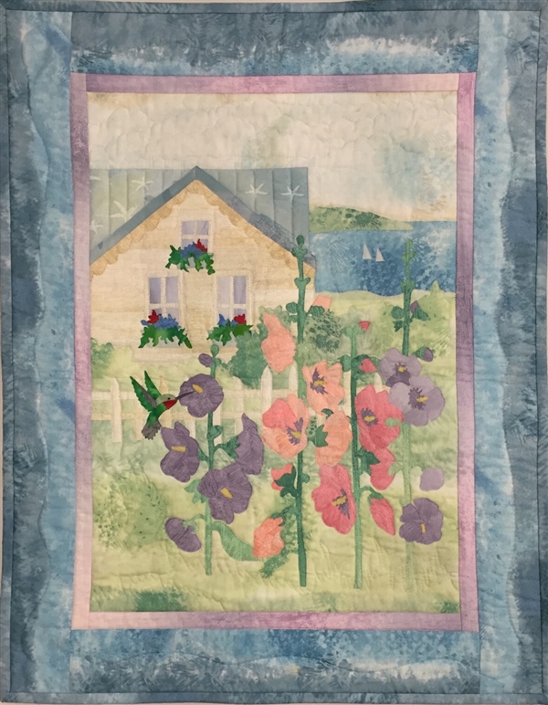 Summer Rental - Finished Quilt Block - SOLD!