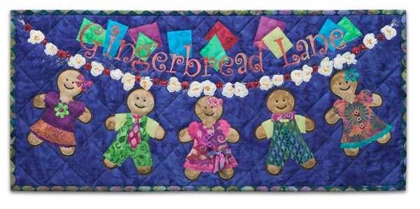 Gingerbread Lane - Finished Wall-Hanging