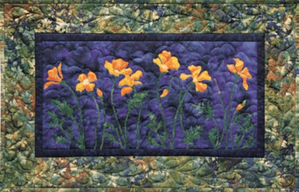 California Poppies - Finished Wall-Hanging