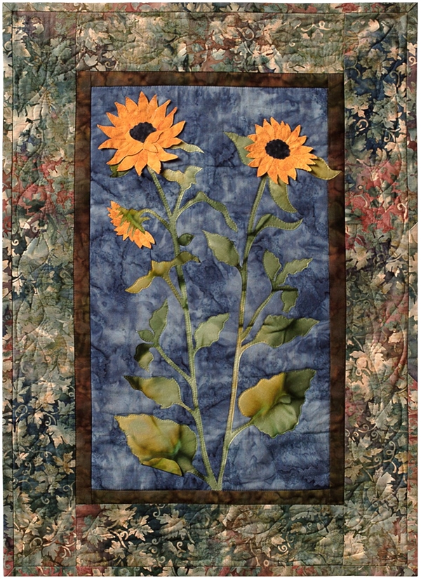 Woodland Sunflower - Finished Wall-Hanging