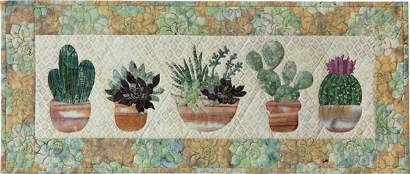 Prickly Pots - Finished Wall-Hanging
