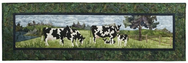 Holstein Ahead - Finished Wall-Hanging