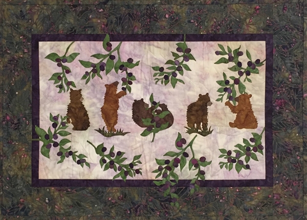 Cubs 'N Bearies - Finished Quilt Block