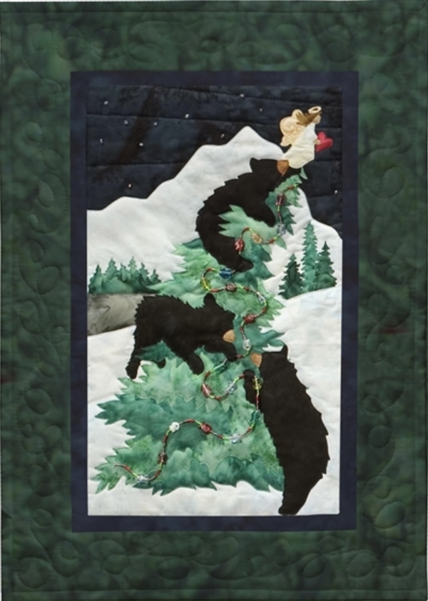 Jingle Bear Rock - Finished Wall-Hanging