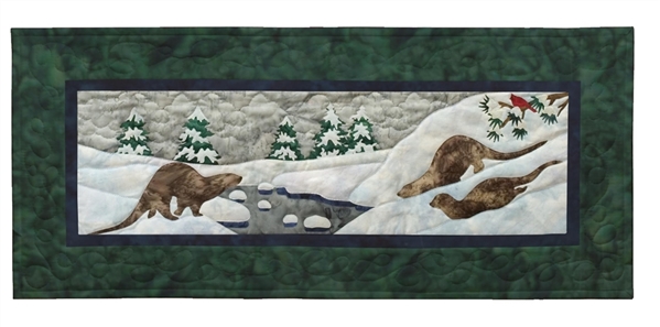 Dashing through the Snow - Finished Wall-Hanging